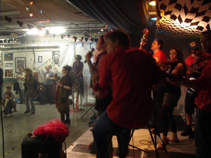 barn dancing